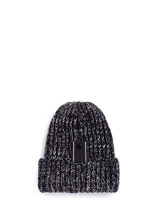 Main View - Click To Enlarge - BERNSTOCK SPEIRS - Snap tab rib knit beanie