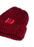 Detail View - Click To Enlarge - BERNSTOCK SPEIRS - Snap tab rib knit beanie