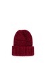 Figure View - Click To Enlarge - BERNSTOCK SPEIRS - Snap tab rib knit beanie