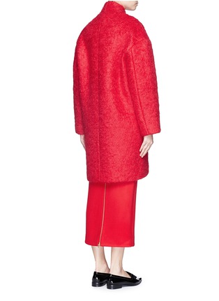 Back View - Click To Enlarge - COMME MOI - Oversize wool-mohair coat
