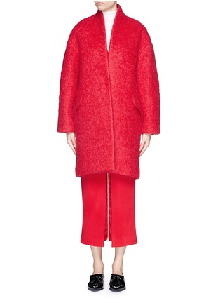 Main View - Click To Enlarge - COMME MOI - Oversize wool-mohair coat