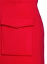 Detail View - Click To Enlarge - COMME MOI - V-neck wool dress