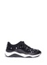 Main View - Click To Enlarge - ASH - 'Muse Beads' embellished lace and satin sneakers