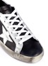 Detail View - Click To Enlarge - GOLDEN GOOSE - 'Superstar' worn effect leather sneakers