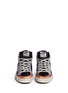 Figure View - Click To Enlarge - GOLDEN GOOSE - '2.12' leather combo high top sneakers