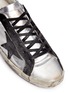 Detail View - Click To Enlarge - GOLDEN GOOSE - 'Superstar' distressed leather low top sneakers