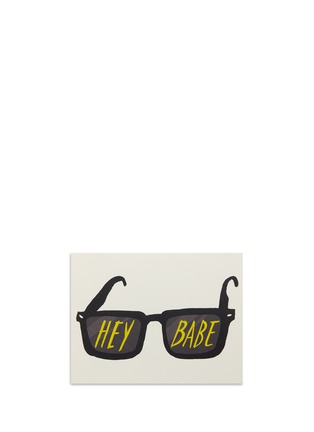 Main View - Click To Enlarge - IDLEWILD CO. - Hey Babe card and envelope set