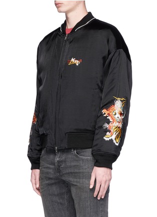Front View - Click To Enlarge - DOUBLET - 'Chaos' embroidered souvenir jacket