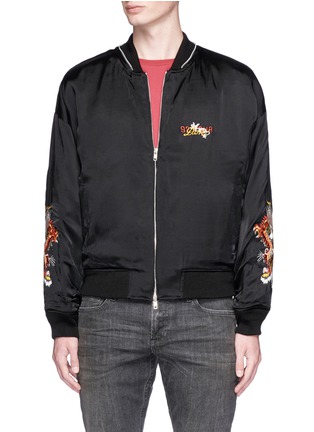 Main View - Click To Enlarge - DOUBLET - 'Chaos' embroidered souvenir jacket