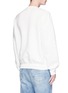 Back View - Click To Enlarge - DOUBLET - Airbrush print fringe embroidered sweatshirt