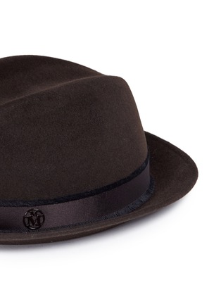 Detail View - Click To Enlarge - MAISON MICHEL - 'Ygor' rabbit furfelt trilby hat