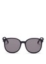 Main View - Click To Enlarge - SAINT LAURENT - Oversized round acetate sunglasses