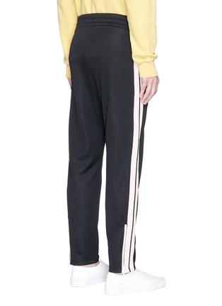 Back View - Click To Enlarge - PALM ANGELS - Contrast outseam track pants