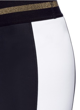 Detail View - Click To Enlarge - P.E NATION - 'Side Line' performance 7/8 leggings