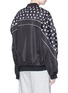 Back View - Click To Enlarge - P.E NATION - 'Wild Pitch' star stripe print reversible bomber jacket
