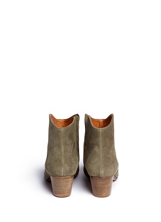 Back View - Click To Enlarge - ISABEL MARANT ÉTOILE - 'Dicker' suede ankle boots