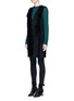 Front View - Click To Enlarge - KARL DONOGHUE - Reversible cashmere lambskin shearling long gilet