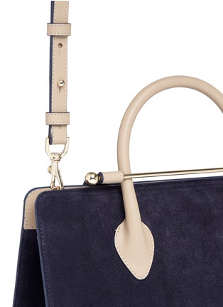  - STRATHBERRY - 'The Strathberry Midi' suede and leather tote