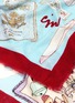 Detail View - Click To Enlarge - CJW - 'Plane Mini' print wool scarf
