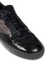 Detail View - Click To Enlarge - BALENCIAGA - Tweed leather low top sneakers