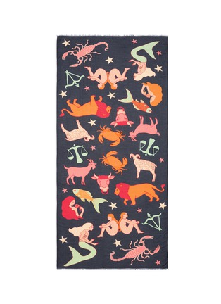 Main View - Click To Enlarge - KAREN MABON - 'Zodiac' print modal-cashmere scarf
