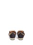 Back View - Click To Enlarge - CHARLOTTE OLYMPIA - 'Mid-Century Kitty' stud suede d'Orsay flats