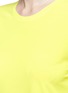 Detail View - Click To Enlarge - NORMA KAMALI - Neon long sleeve crew neck T-shirt
