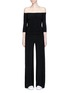 Main View - Click To Enlarge - NORMA KAMALI - Ruched off-shoulder jumpsuit