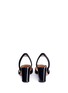 Back View - Click To Enlarge - CHARLOTTE OLYMPIA - 'Kitty' velvet slingback pumps