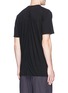 Back View - Click To Enlarge - ZIGGY CHEN - Centre seam raw edge T-shirt