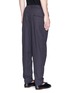 Back View - Click To Enlarge - ZIGGY CHEN - Relaxed fit cotton poplin pants