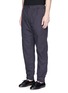 Front View - Click To Enlarge - ZIGGY CHEN - Relaxed fit cotton poplin pants
