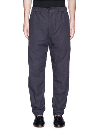Main View - Click To Enlarge - ZIGGY CHEN - Relaxed fit cotton poplin pants