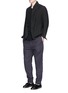 Figure View - Click To Enlarge - ZIGGY CHEN - Relaxed fit cotton poplin pants