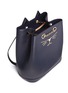  - CHARLOTTE OLYMPIA - 'Feline' cat face calfskin leather backpack
