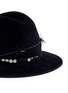 Detail View - Click To Enlarge - GIGI BURRIS MILLINERY - 'Reagan' twisted feather felt fedora hat