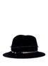 Figure View - Click To Enlarge - GIGI BURRIS MILLINERY - 'Reagan' twisted feather felt fedora hat
