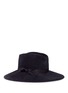 Main View - Click To Enlarge - GIGI BURRIS MILLINERY - Drake' ring chain asymmetric crown felt fedora hat