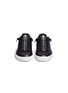 Front View - Click To Enlarge - ASH - 'Nirvana' cutout star patch leather zip sneakers