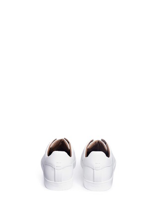 Back View - Click To Enlarge - GIANVITO ROSSI - Calfskin leather sneakers