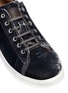 Detail View - Click To Enlarge - GIANVITO ROSSI - Velvet sneakers