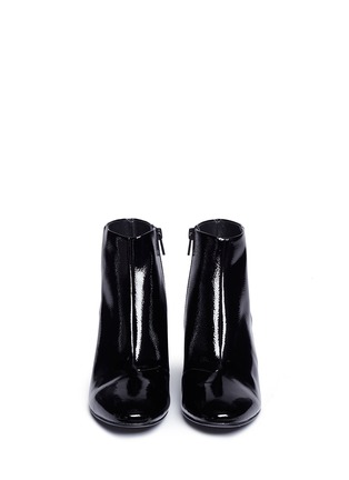 Front View - Click To Enlarge - ASH - 'Heroin' patent leather ankle boots
