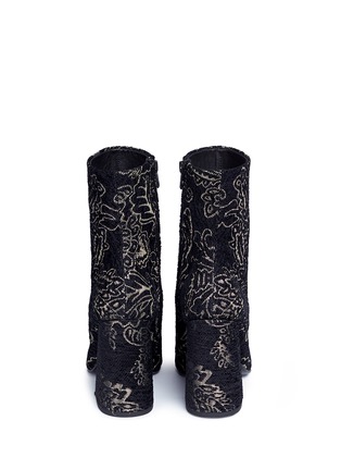 Back View - Click To Enlarge - ASH - 'Fedora' floral jacquard boots