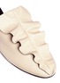 Detail View - Click To Enlarge - MERCEDES CASTILLO - 'Ginerva' ruffle overlay nappa leather slides
