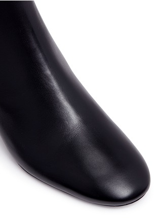 Detail View - Click To Enlarge - MERCEDES CASTILLO - 'KylerLow' sculpted heel leather ankle boots