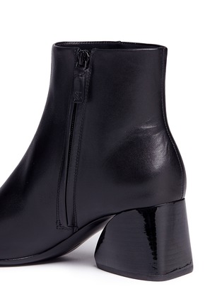 Detail View - Click To Enlarge - MERCEDES CASTILLO - 'KylerLow' sculpted heel leather ankle boots
