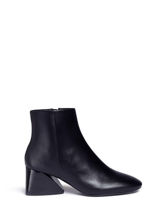 Main View - Click To Enlarge - MERCEDES CASTILLO - 'KylerLow' sculpted heel leather ankle boots