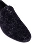 Detail View - Click To Enlarge - JIMMY CHOO - 'Sloanne' glitter velvet loafers
