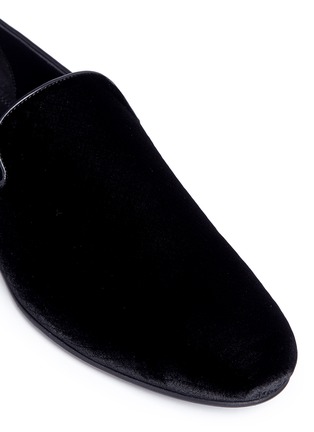 Detail View - Click To Enlarge - JIMMY CHOO - 'Sloane' embossed velvet loafers