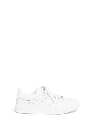 Main View - Click To Enlarge - JIMMY CHOO - 'Ace' star stud leather sneakers